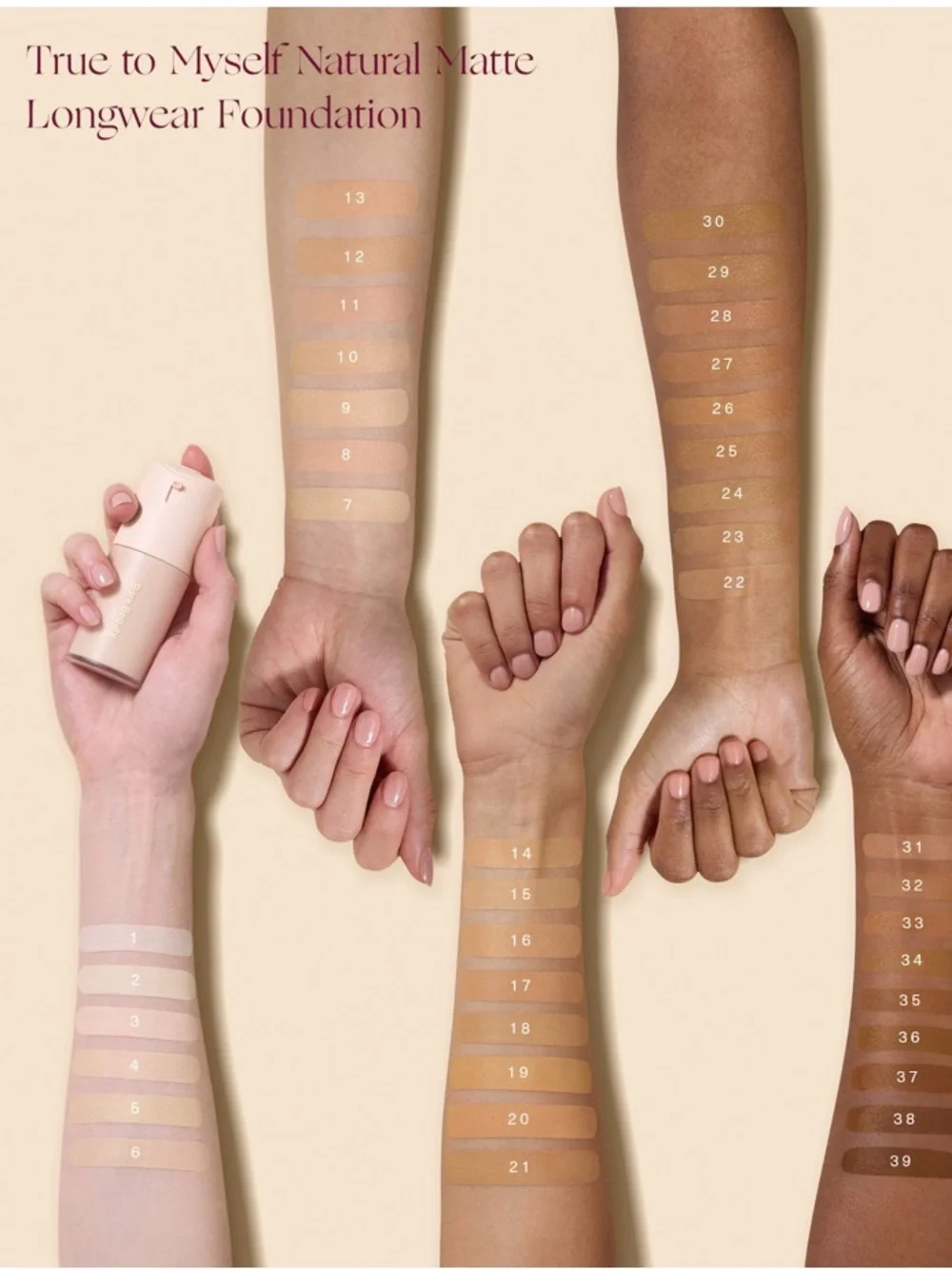 Rare Beauty 13 Light Neutral True to Myself Natural Matte Longwear Foundation